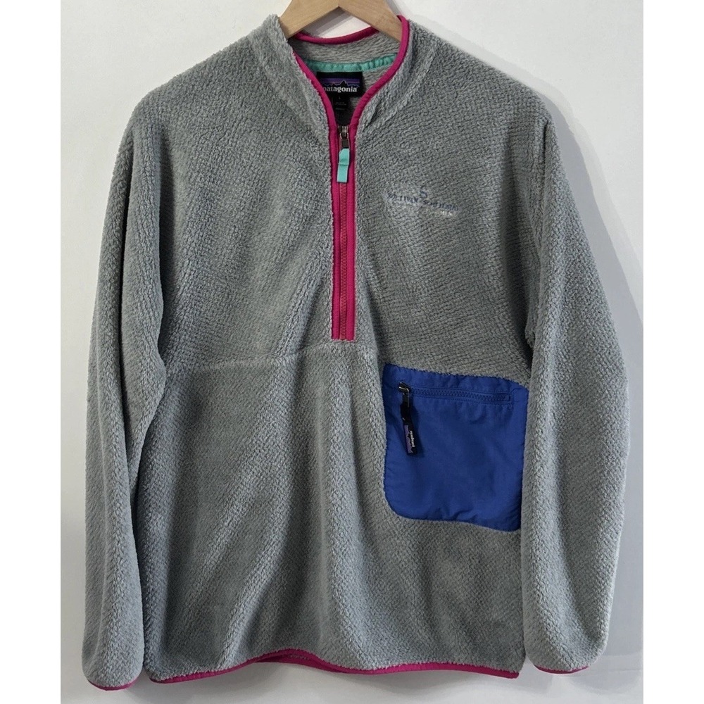 Patagonia Womens Re-Tool Half Zip Pullover Fleece Polartec Sz Large 25340